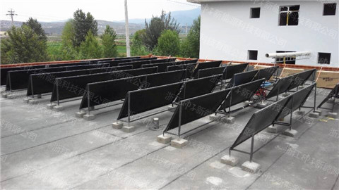 甘肅蘭州——養(yǎng)殖1100㎡異聚態(tài)采暖工程